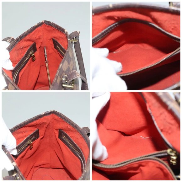 LOUIS VUITTON Damier Ebene Marais Shoulder Bag N42240 LV Auth 134398 - Picture 16 of 16